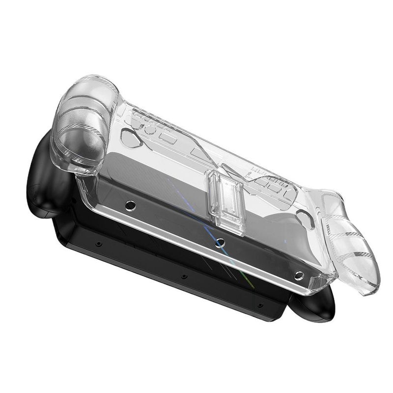TPU transparent case for ROG Xbox Ally X handheld console with back stand, anti-slip and drop-proof protective cover